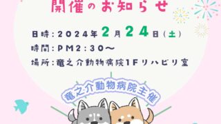 イベント　パピーパーティ〜仔犬のしつけ教室〜開催のお知らせ