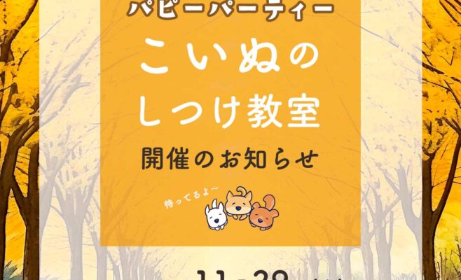 2025年11月のパピーパーティー